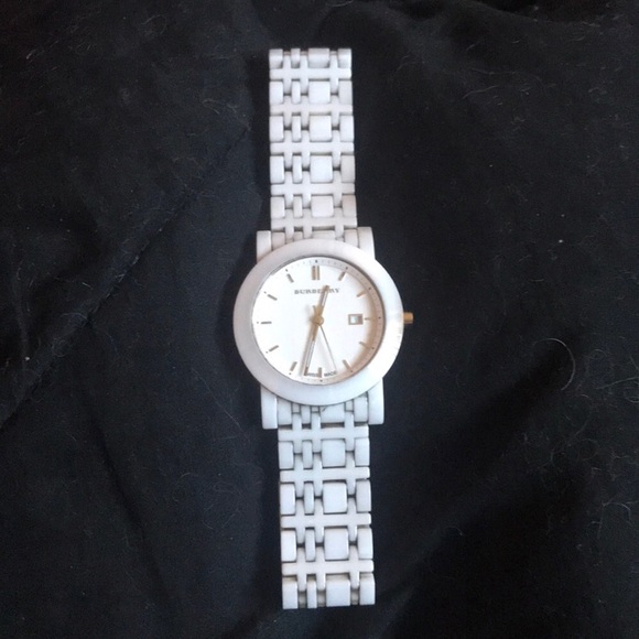 Burberry BU1870 white ceramic lady watch - Picture 3 of 5